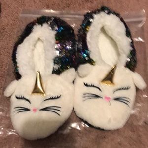 Unicorn slippers